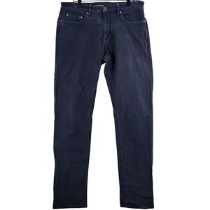 RODD & GUNN Pants Mens 34x32 Dark Wash Straight Leg Casual Everyday Stretch
